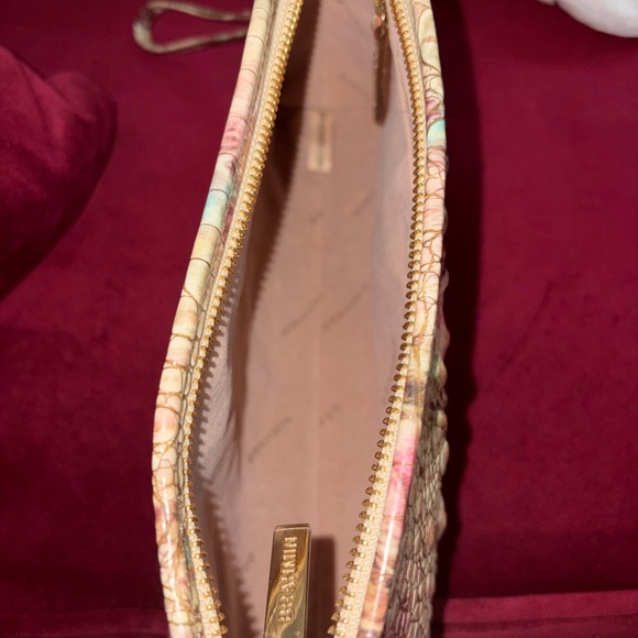 Brahmin Tan and Pink Crocodile Embossed Clutch - Picture 5 of 5